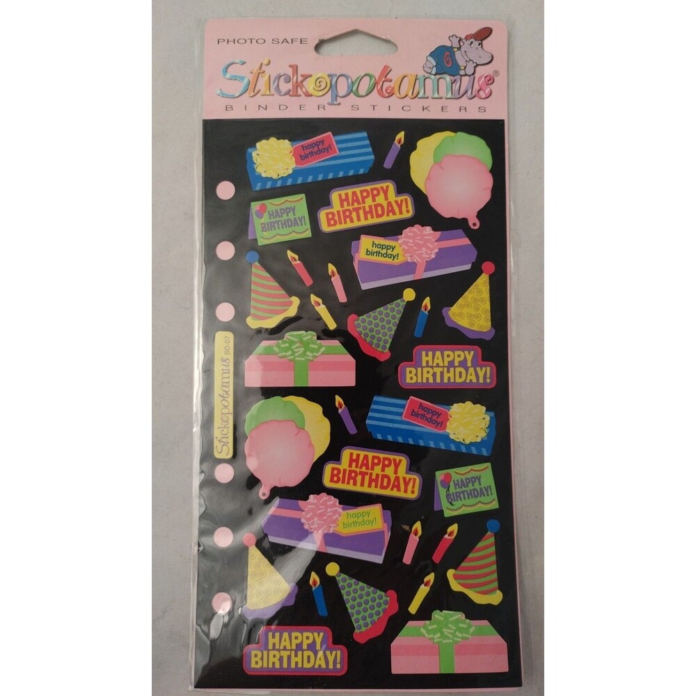 STICKOPOTAMUS Birthday Bash New Sealed Package
